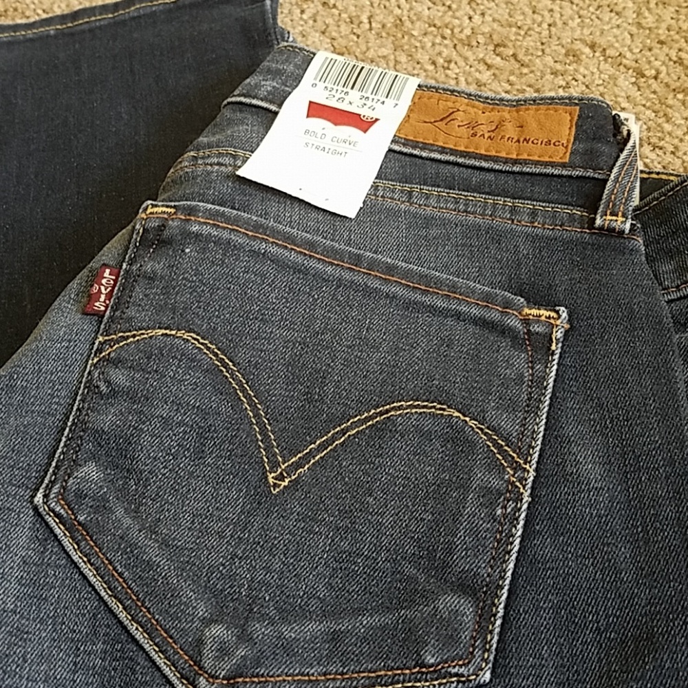 Levi's Modern Bold Curve Straight Jeans